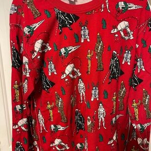 Hanna Andersson Red Star Wars men Pajama Set